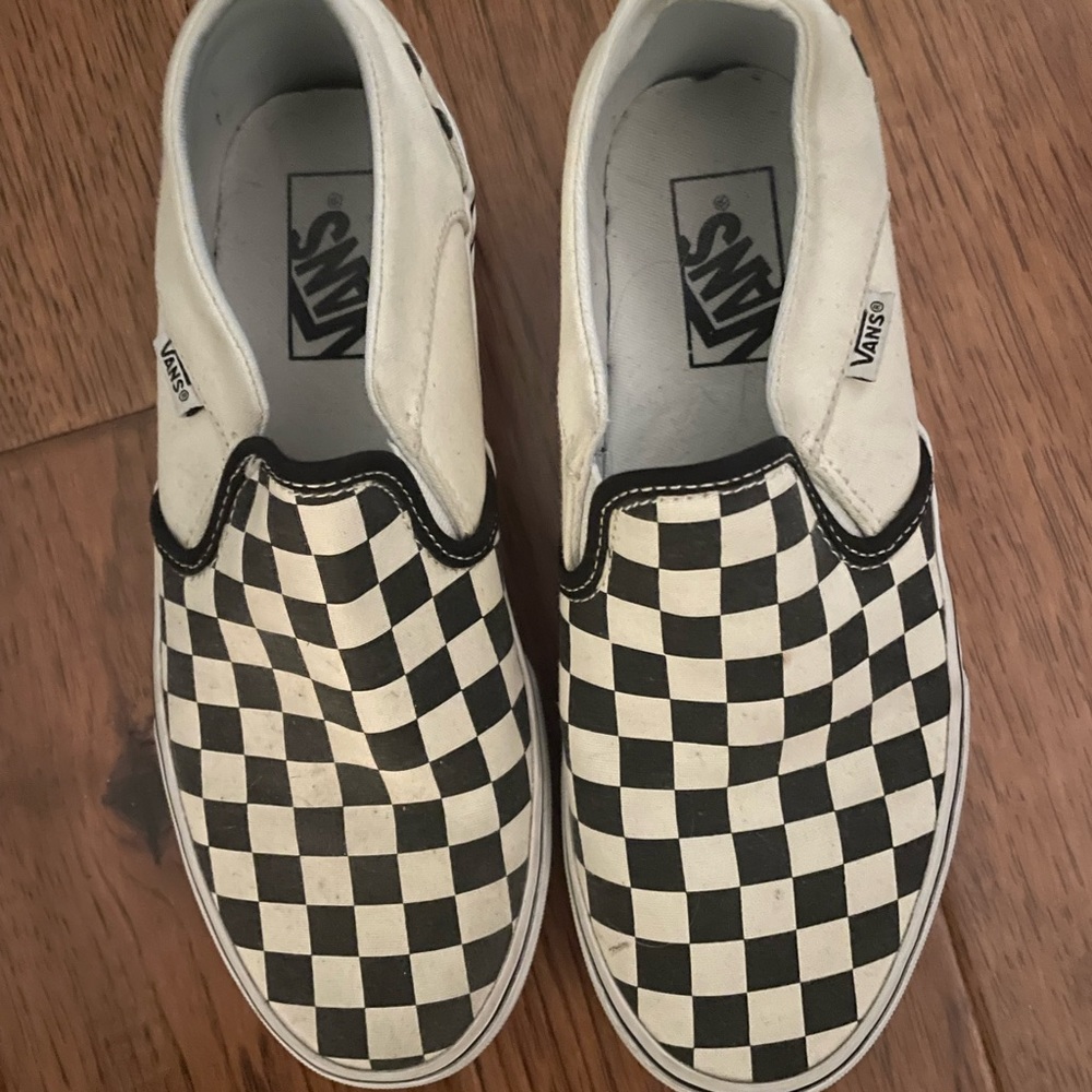 Checkered Vans